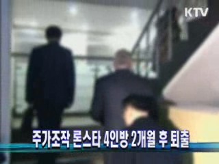 주가조작 론스타 4인방 2개월 후 퇴출