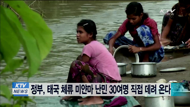 정부, 태국 체류 미얀마 난민 30여명 직접 데려온다