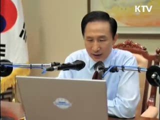 이 대통령 "청년들, 새로운 길 도전해 달라"