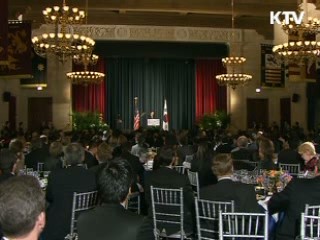 이 대통령 출국, 내일 한·미 정상회담