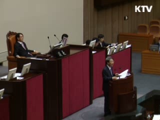 경제·미래준비 법안 통과 '당부'