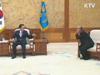 이 대통령, 젠킨스 월드비전 국제총재 접견