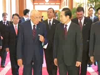 한-이탈리아 정상, "국제문제 긴밀 협력"