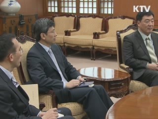 장신썬 주한 중국대사, 유명환 장관 예방
