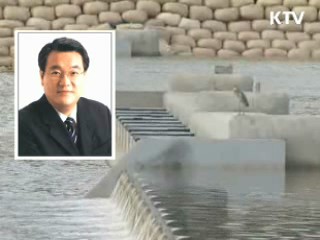 정진석 수석 "4대강 공방 정치생명 걸어야"