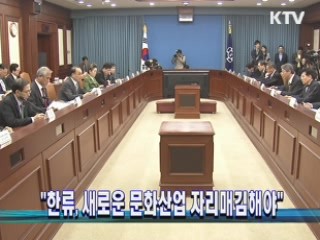 "한류, 새로운 문화산업 자리매김해야"