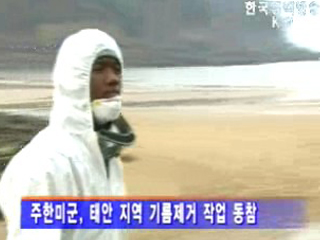 주한미군도 태안 복구 참여