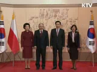 한·폴란드 정상회담, '경협 확대'