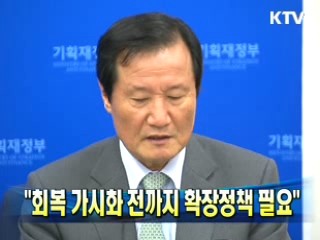"회복 가시화 전까지 확장정책 필요"