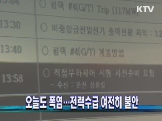 오늘도 폭염···전력수급 여전히 불안