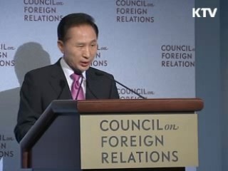 이 대통령 "북핵, 6자회담 통한 일괄 타결해야"