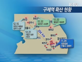 일부 지역 소에 구제역 백신 접종