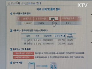 연말정산, 전화·인터넷 상담 가능