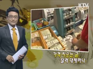 가격 치솟는 금 '달러 대체하나'