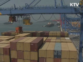 지난달 경상수지 6억4천만달러 흑자 전환