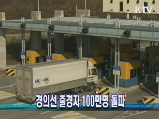 경의선 출경자 100만명 돌파