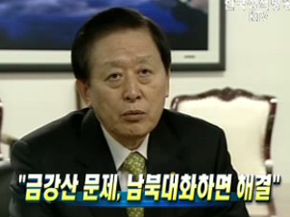 금강산 문제, 남북대화하면 해결