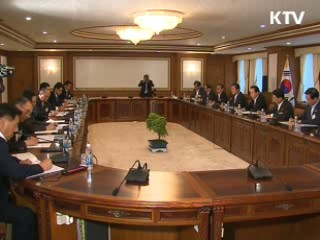 이 대통령 "내년도 예산, 서민 일자리 창출 중점"