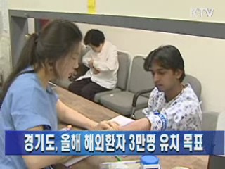 경기도, 올해 해외환자 3만명 유치 목표