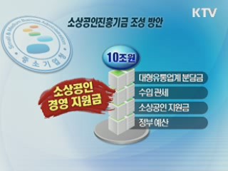 '소상공인 살리기' 기금 10조원 조성 검토