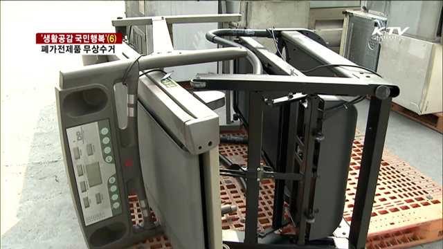 생활공감 국민행복…폐가전 무상수거 확대