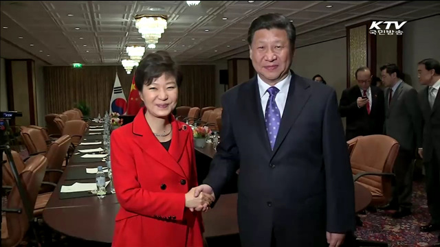 한중 정상회담…'북핵 불용' 재확인