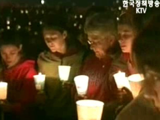 희생자 추모 물결