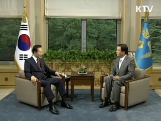 이 대통령 "미디어법, 정치·이념적 해석 안돼"