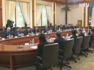 한-우즈벡 정상회담…에너지 자원 협력 강화