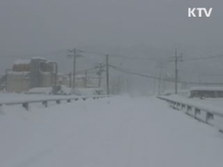 강원 산간, 대설특보…모레까지 많은 눈