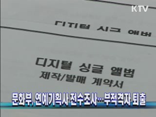 문화부, 연예기획사 전수조사···부적격자 퇴출