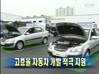 고효율 자동차 개발 적극 지원