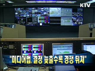 "미디어법 결정 늦출수록 경쟁 뒤져"