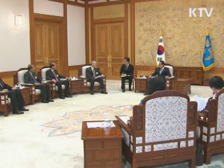 이 대통령, 젠킨스 월드비전 국제총재 접견