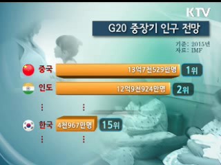 G20 리더 한국 '인구는 최빈국'