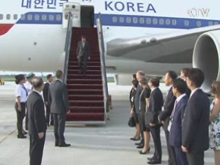 APEC 폐막···이 대통령 그린란드 도착