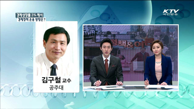 경제성장률 3% 제시 경제정책 운용 방향은? [정책과 여론]