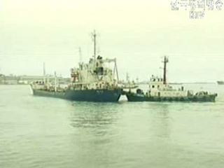 대북 경공업 원자재 1차 지원분 북송