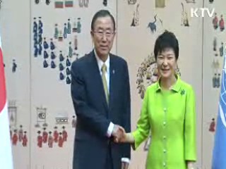 "인도적지원 계속"…"DMZ 평화공원 UN도 협조"