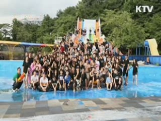 물풍선 던지며 스트레스 날려요 [국민리포트]