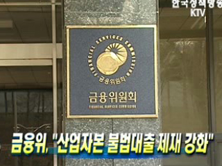 금융위, ‘산업자본 불법대출 제재 강화’