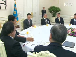 이 대통령 "원칙 없는 회담 하지 않겠다"