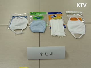 방한용 마스크, 황사 못 막는다