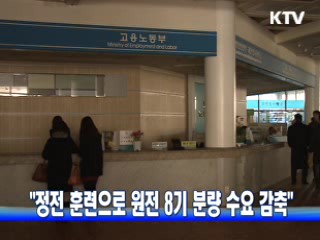 "정전 훈련으로 원전 8기 분량 수요 감축"