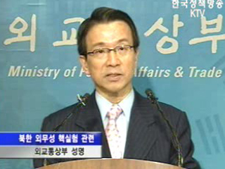 외교통상부 브리핑