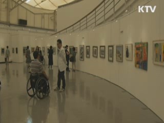 한·중·일 장애인, 미술로 소통 [국민리포트]