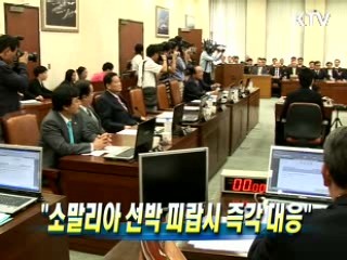 소말리아 선박 피랍시 즉각 대응