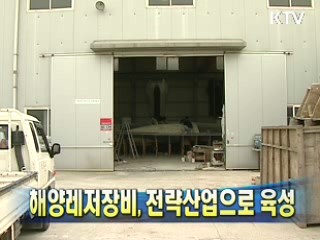 해양레저장비, 전략산업으로 육성