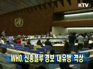 WHO, 신종플루 경보 '대유행' 격상