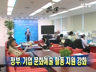 정부, 기업 문화예술 활동 지원 강화